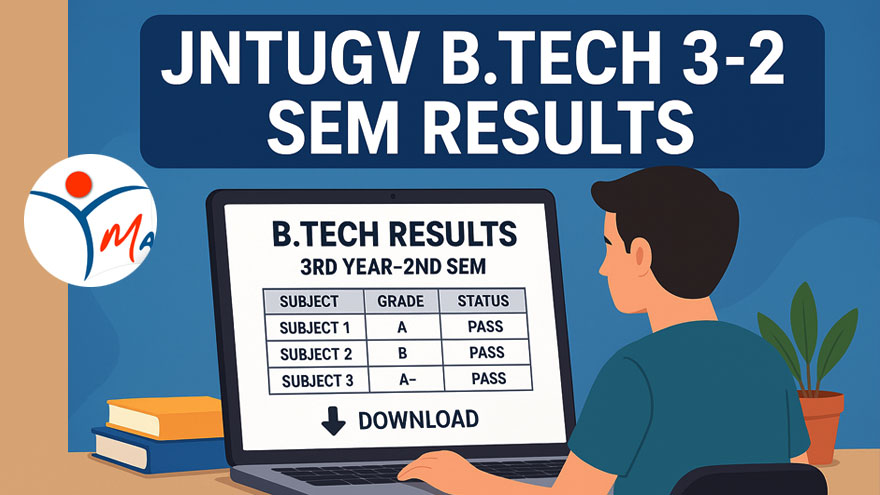 JNTUGV 3-2 Sem Result 2025